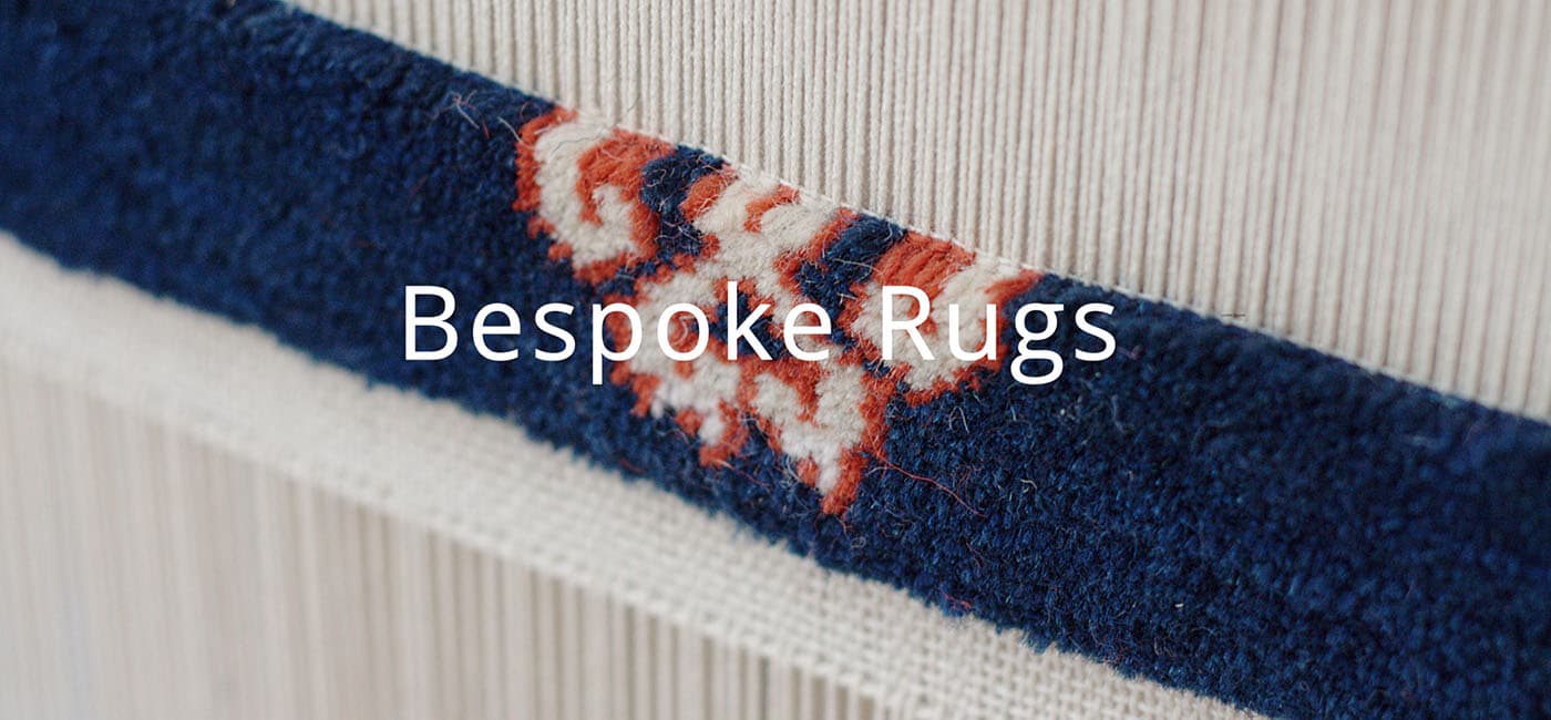 Custom rug weaving at Loominous